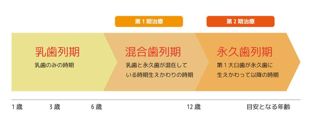 矯正治療を始める時期